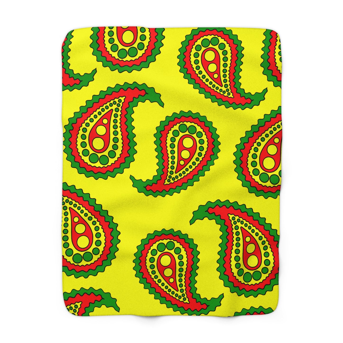 Mali Retro Paisley Blanket Throw