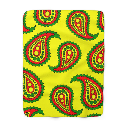 Mali Retro Paisley Blanket Throw