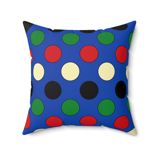 South Sudan Retro Polka Dots Cushion Pillow