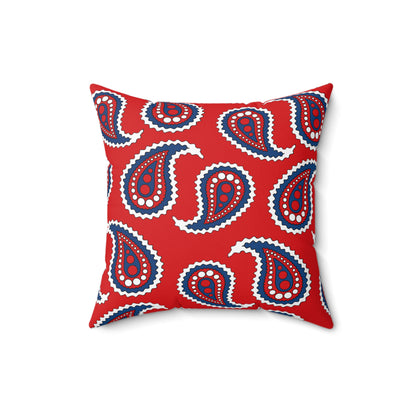Czechia Retro Paisley Cushion Pillow