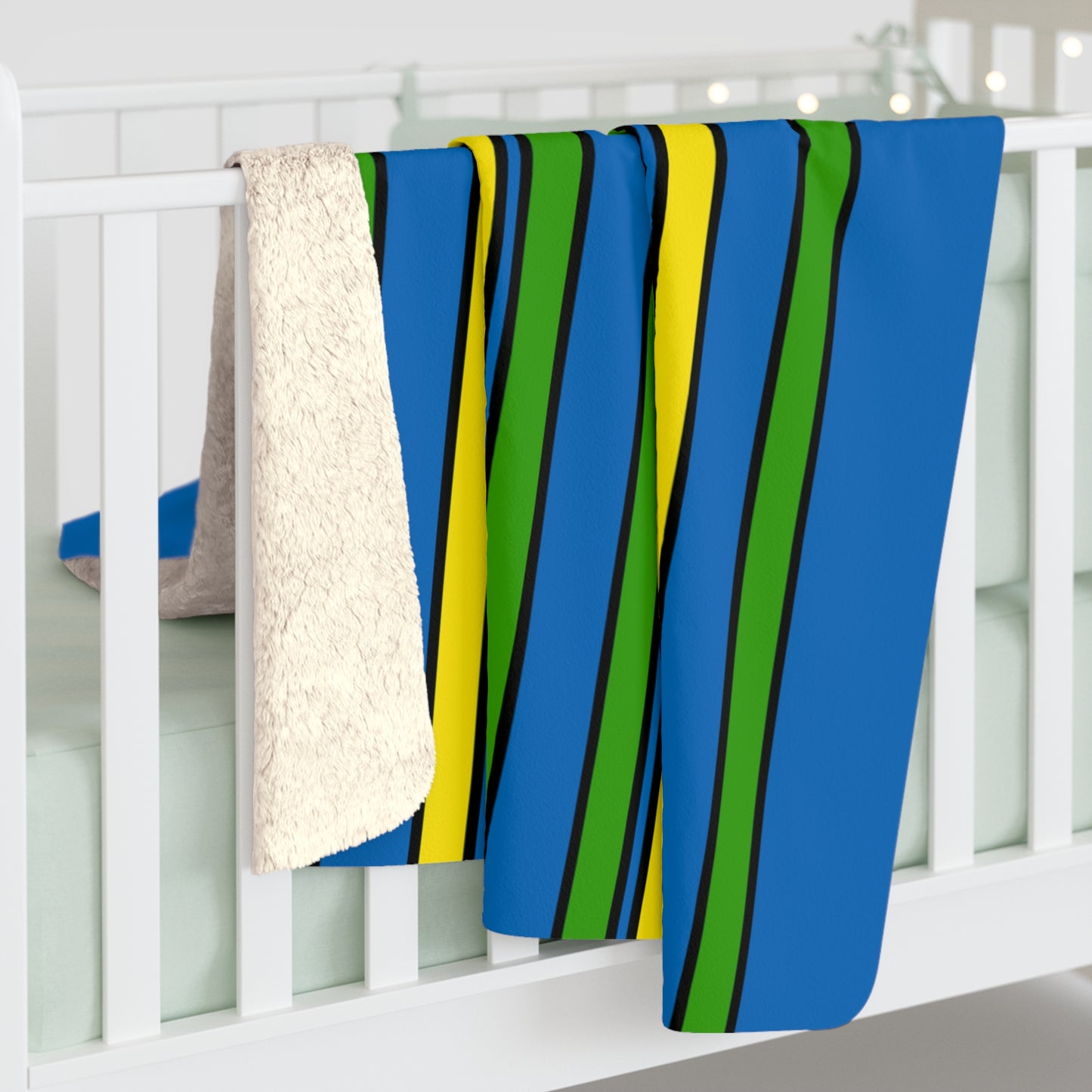 Gabon Retro Stripes Blanket Throw