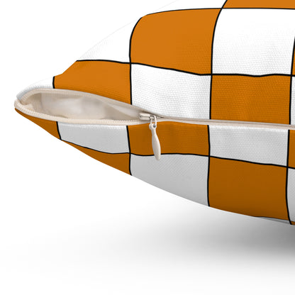 Cyprus Retro Check Cushion Pillow