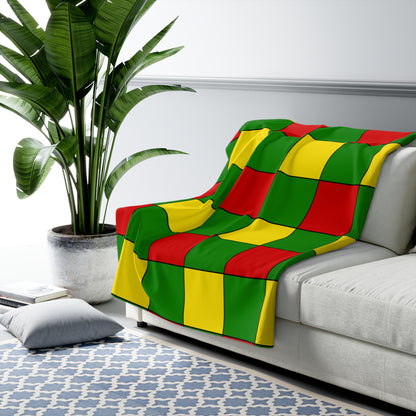 Togo Retro Check Blanket Throw