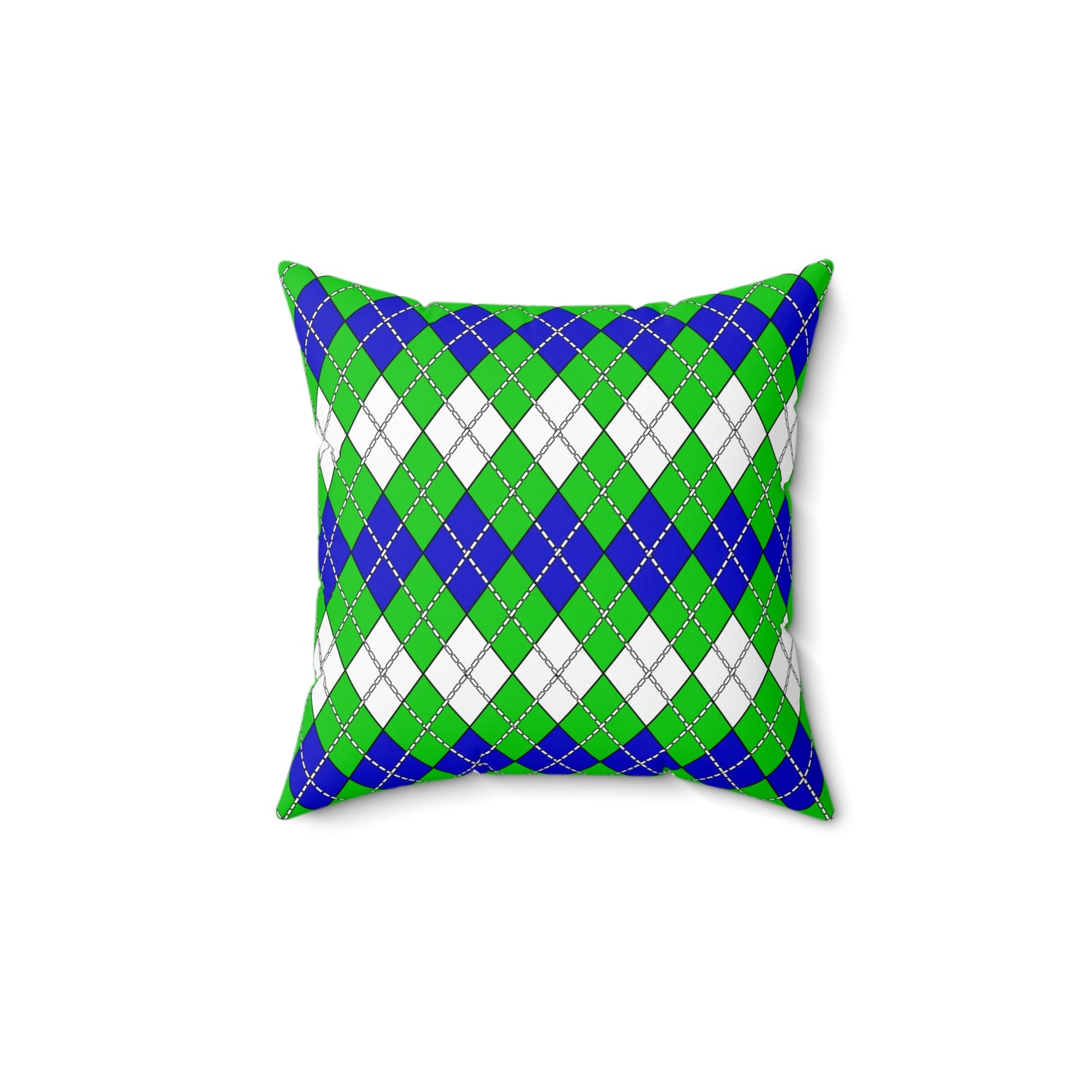 Sierra Leone Retro Argyle Cushion Pillow