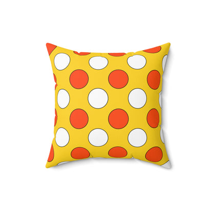 Bhutan Retro Polka Dots Cushion Pillow