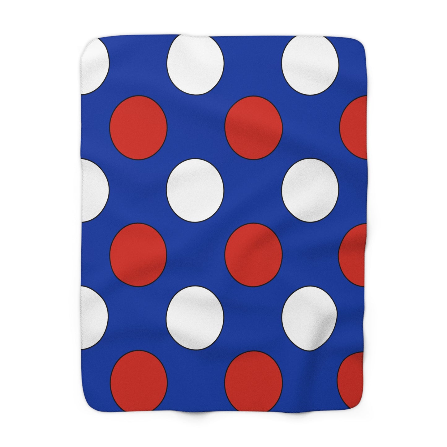 Russia Retro Polka Dots Blanket Throw