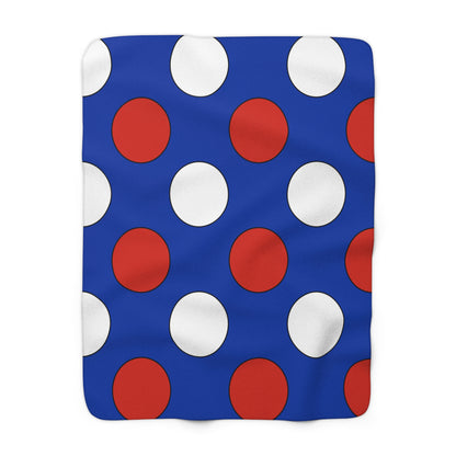 Russia Retro Polka Dots Blanket Throw