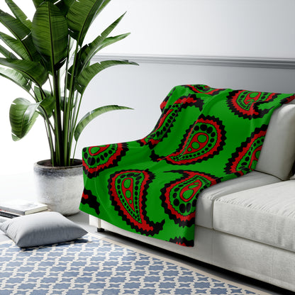 Afghanistan Retro Paisley Blanket Throw