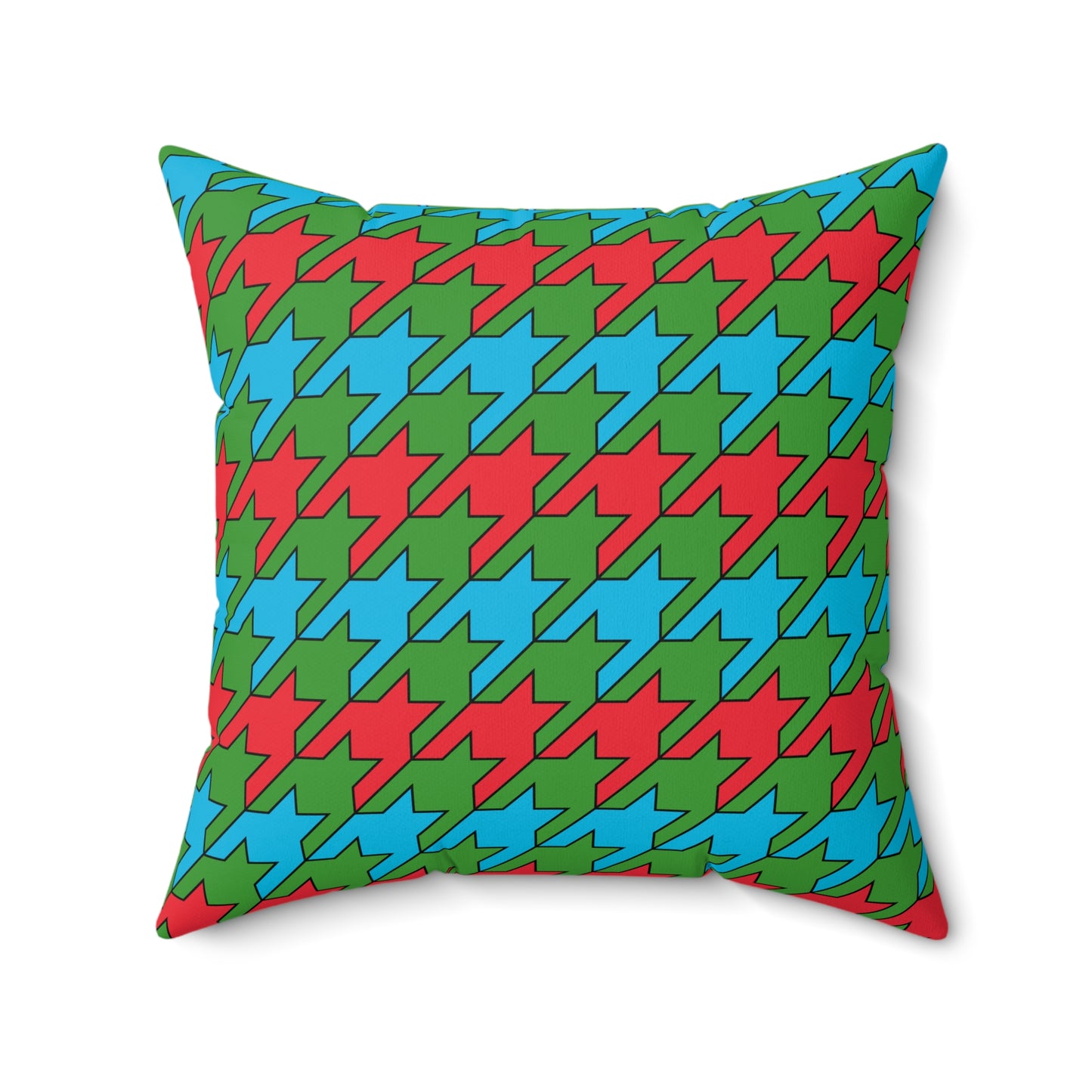 Azerbaijan Retro Houndstooth Cushion Pillow