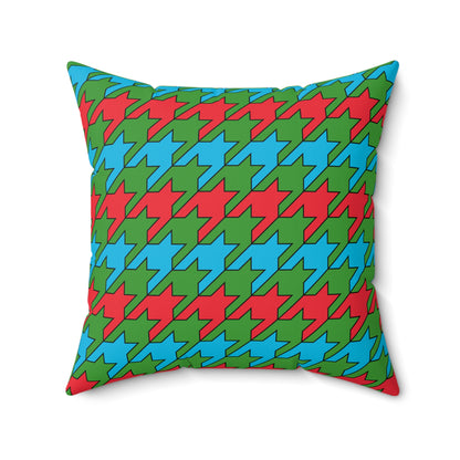 Azerbaijan Retro Houndstooth Cushion Pillow