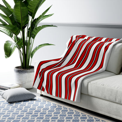 Northern Ireland Retro Stripes Blanket Throw