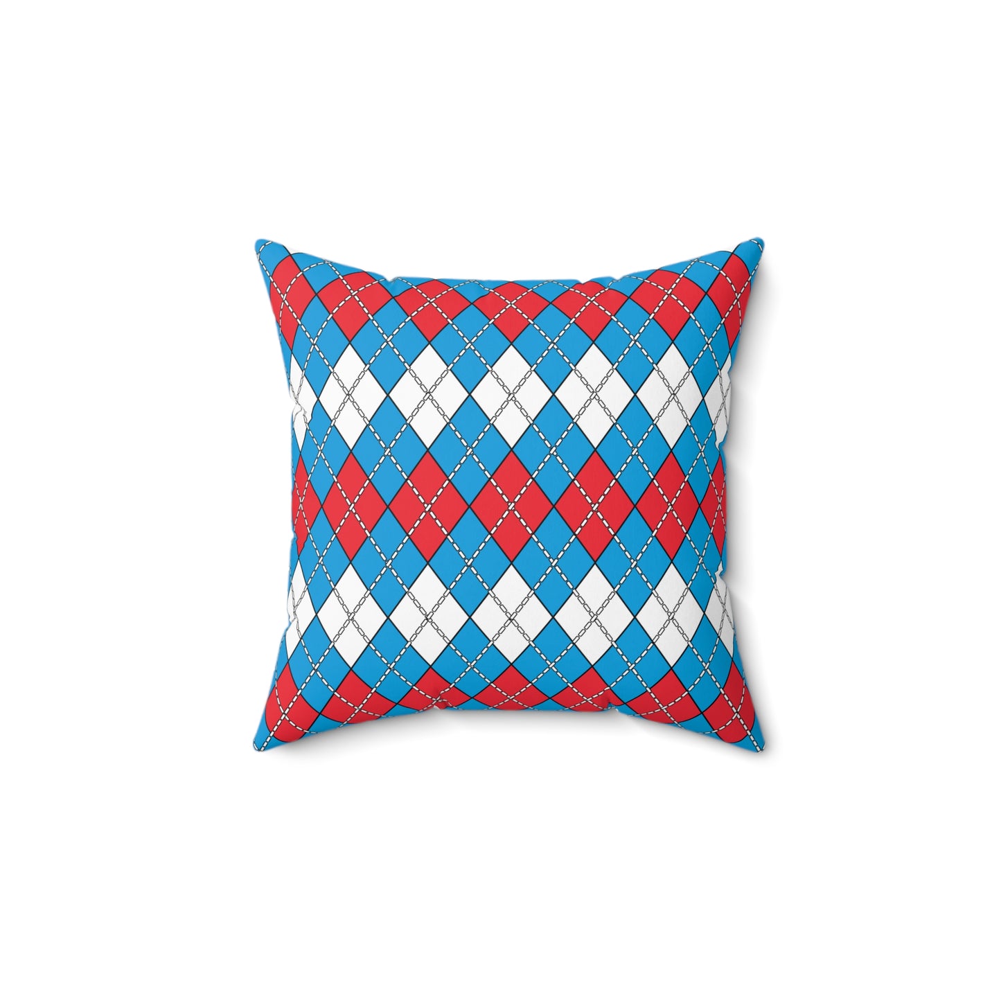 Luxembourg Retro Argyle Cushion Pillow