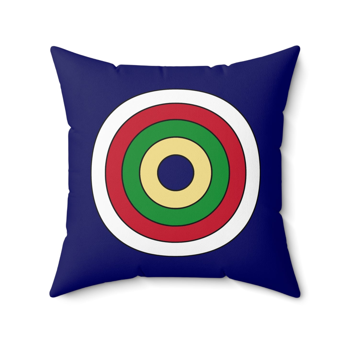Cayman Islands Retro Target Cushion Pillow