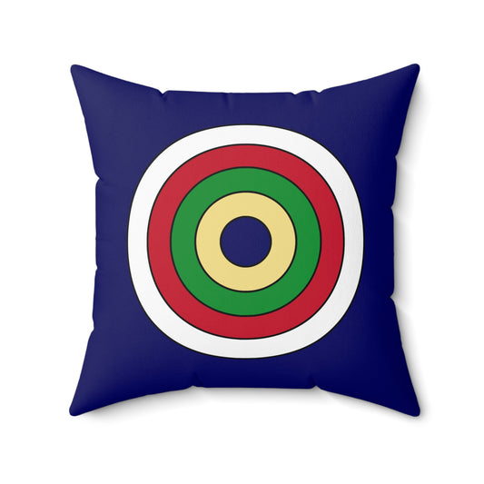 Cayman Islands Retro Target Cushion Pillow