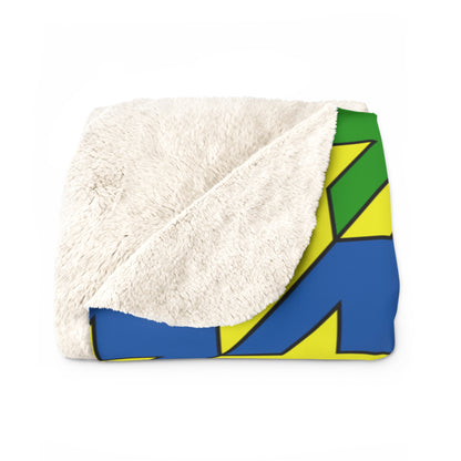 Saint Vincent And The Grenadines Retro Houndstooth Blanket Throw