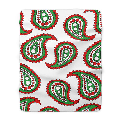 Iran Retro Paisley Blanket Throw