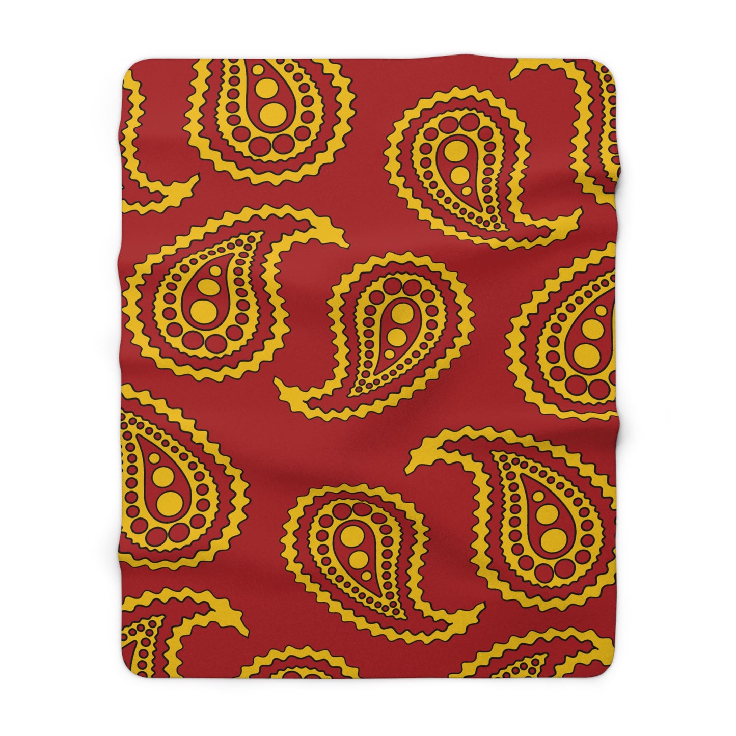 Spain Retro Paisley Blanket Throw