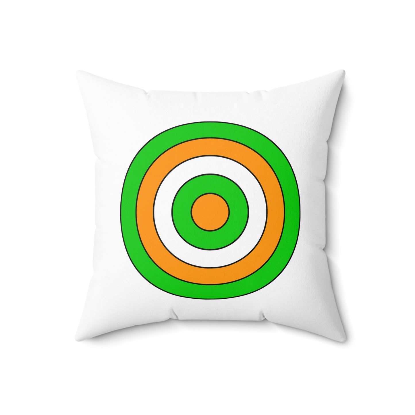 Cote Divoire Retro Target Cushion Pillow