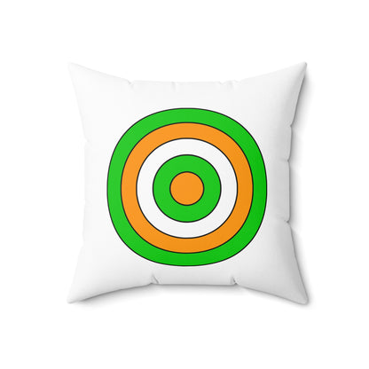 Cote Divoire Retro Target Cushion Pillow