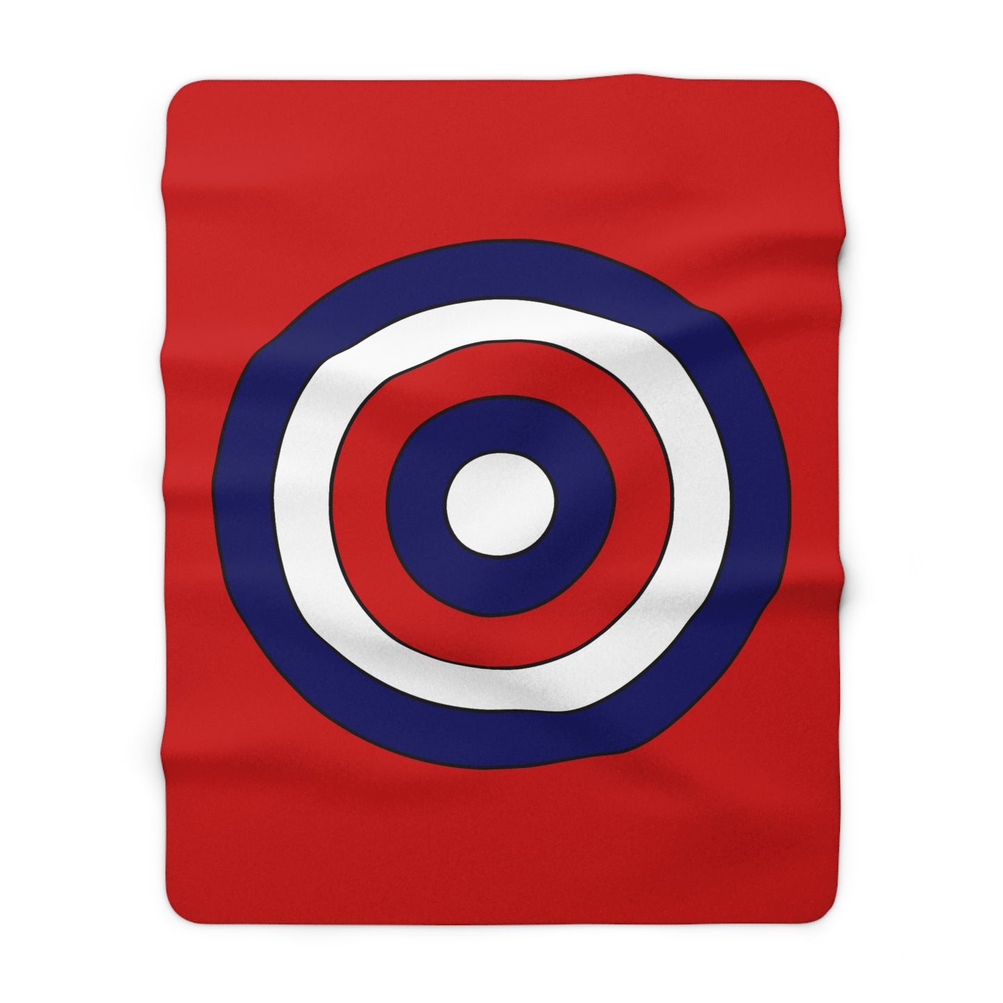 Nepal Retro Target Blanket Throw