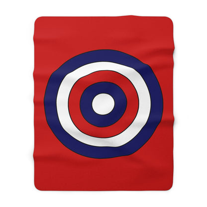 Nepal Retro Target Blanket Throw