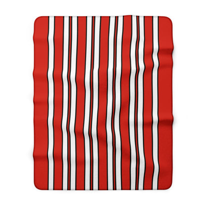 Canada Retro Stripes Blanket Throw