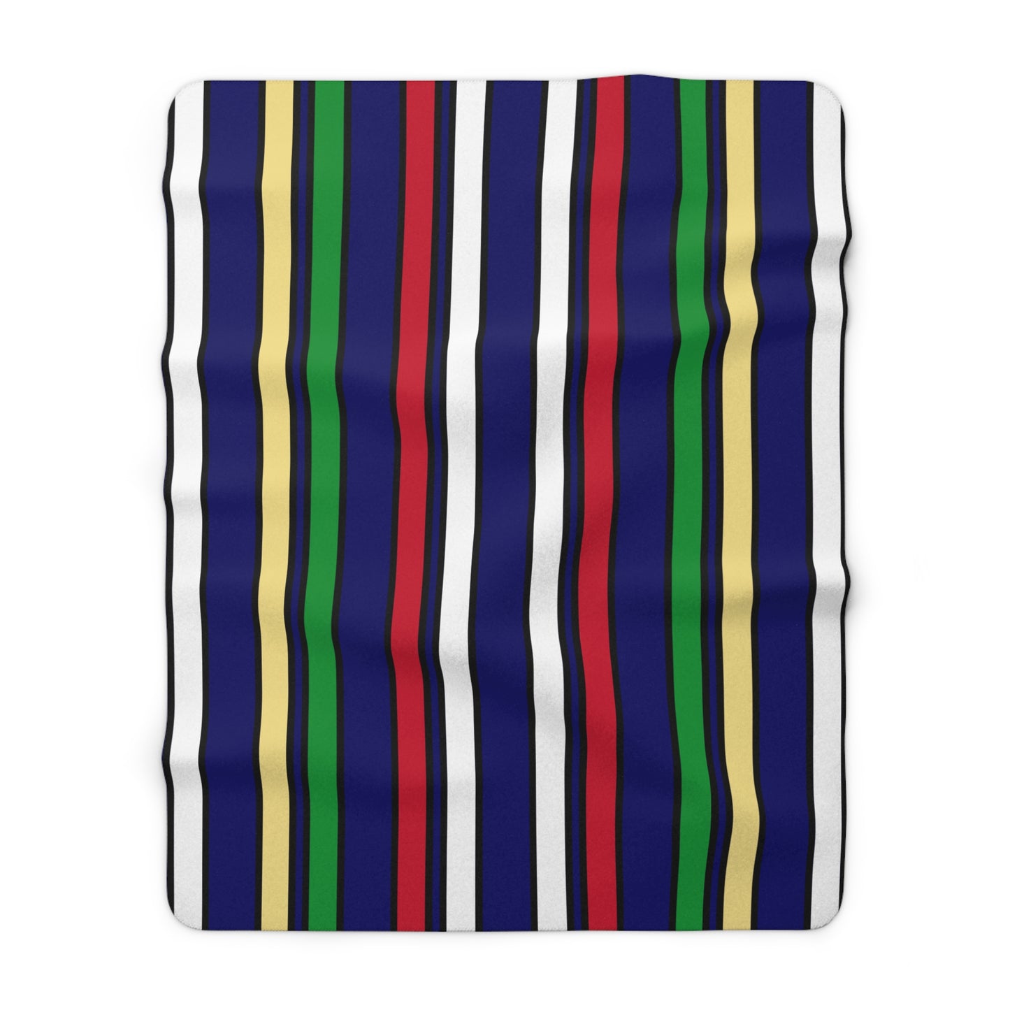 Cayman Islands Retro Stripes Blanket Throw