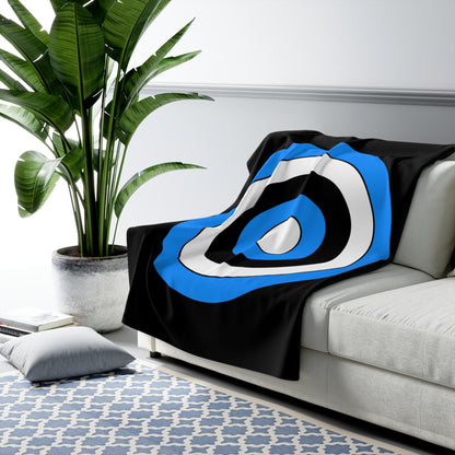 Estonia Retro Target Blanket Throw