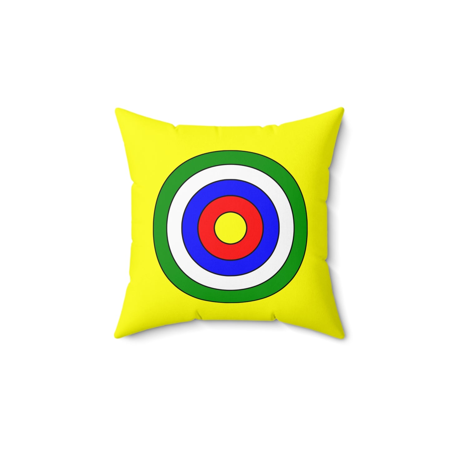 Central African Republic Retro Target Cushion Pillow