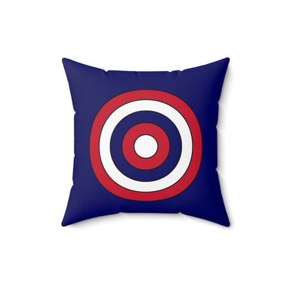 South Georgia And The South Sandwich Islands Retro Target Cushion Pillow