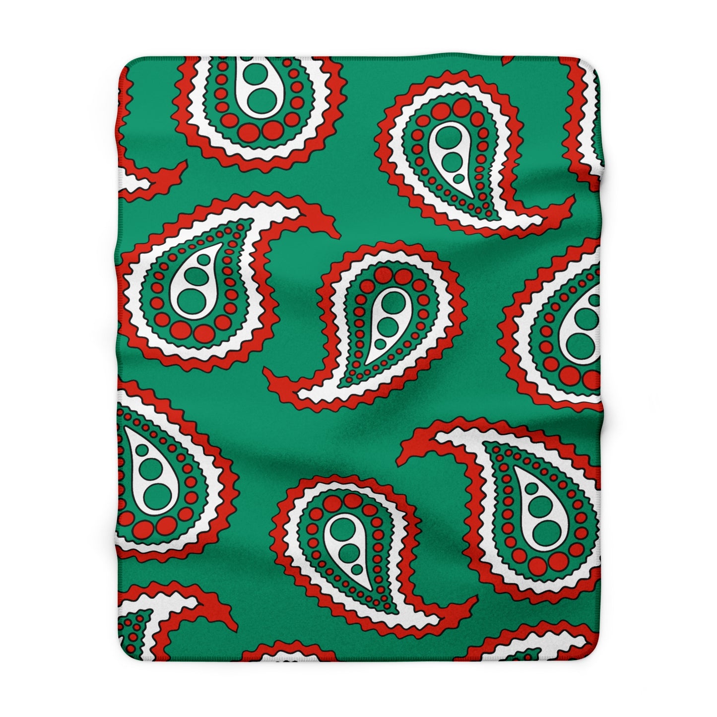 Bulgaria Retro Paisley Blanket Throw