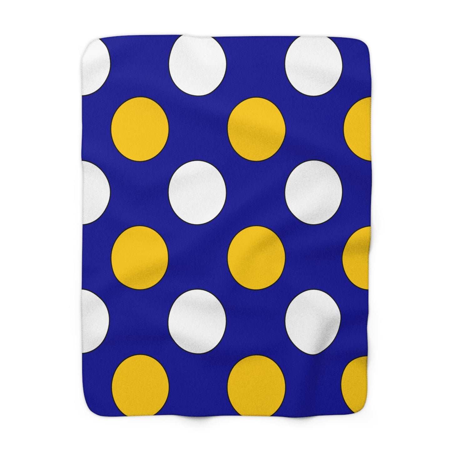 Bosnia And Herzegovina Retro Polka Dots Blanket Throw