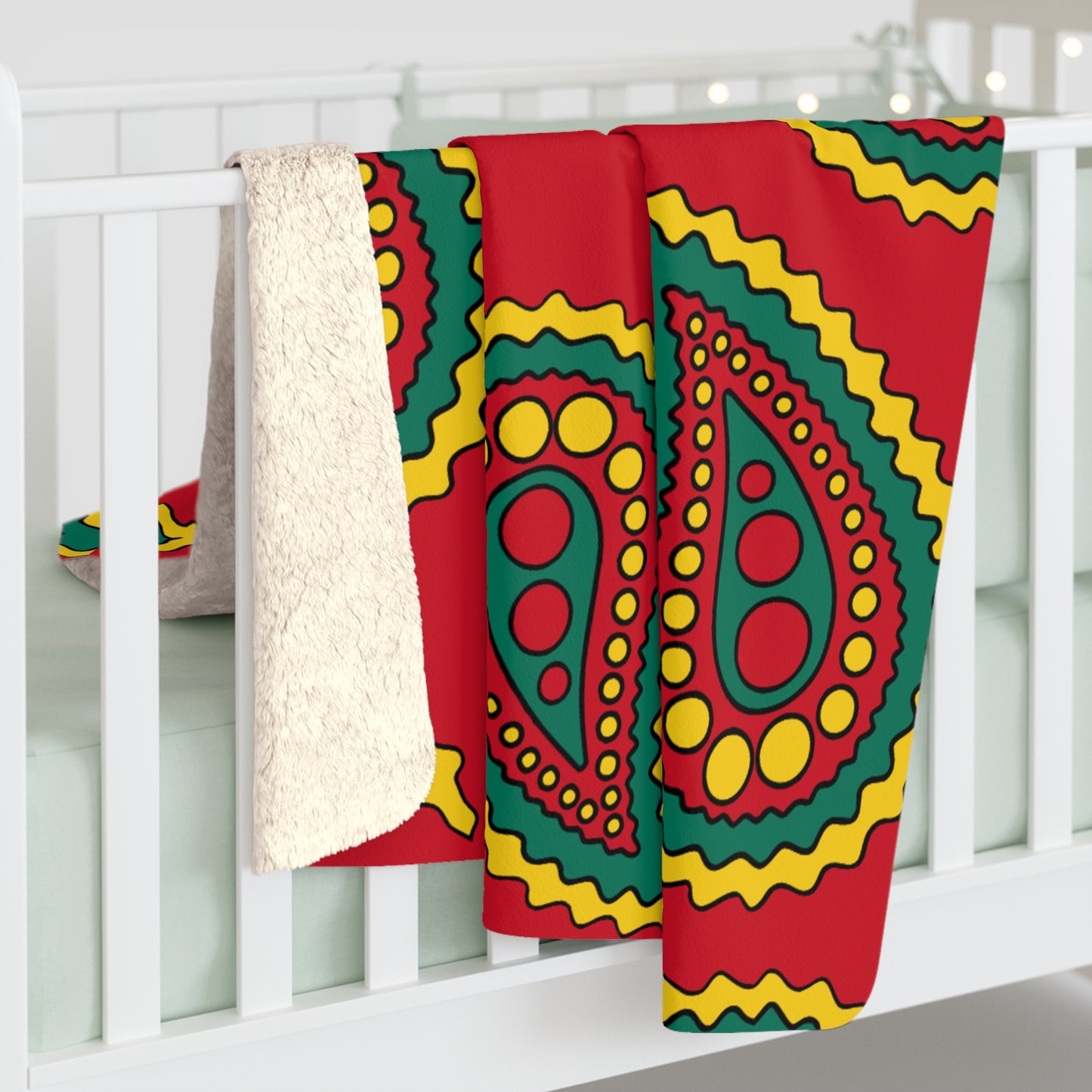 Grenada Retro Paisley Blanket Throw