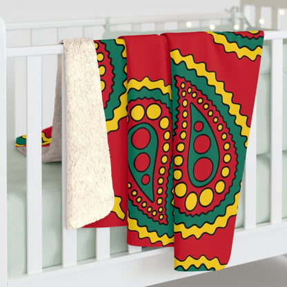 Grenada Retro Paisley Blanket Throw