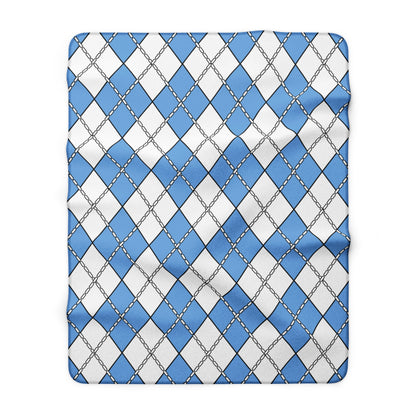 Argentina Retro Argyle Blanket Throw