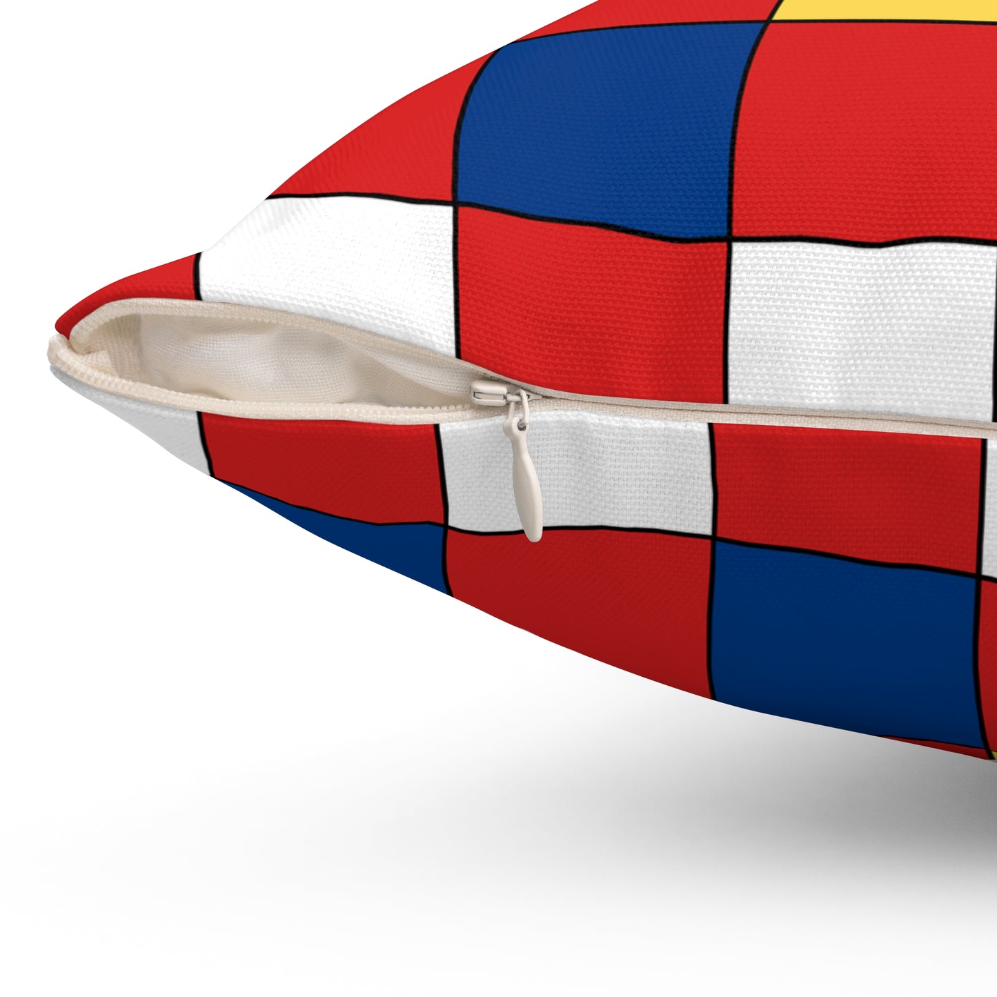 Seychelles Retro Check Cushion Pillow