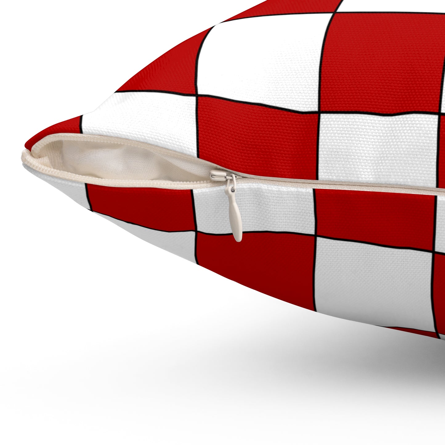 Isle Of Man Retro Check Cushion Pillow