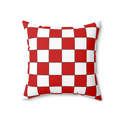 Northern Ireland Retro Check Cushion Pillow