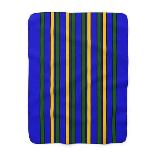 Solomon Islands Retro Stripes Blanket Throw