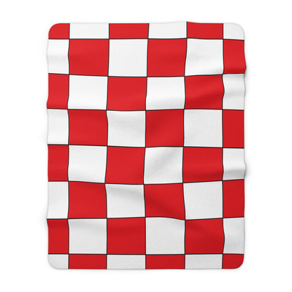 Turkiye Retro Check Blanket Throw