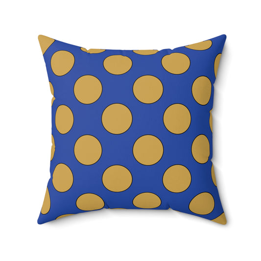 Kosovo Retro Polka Dots Cushion Pillow