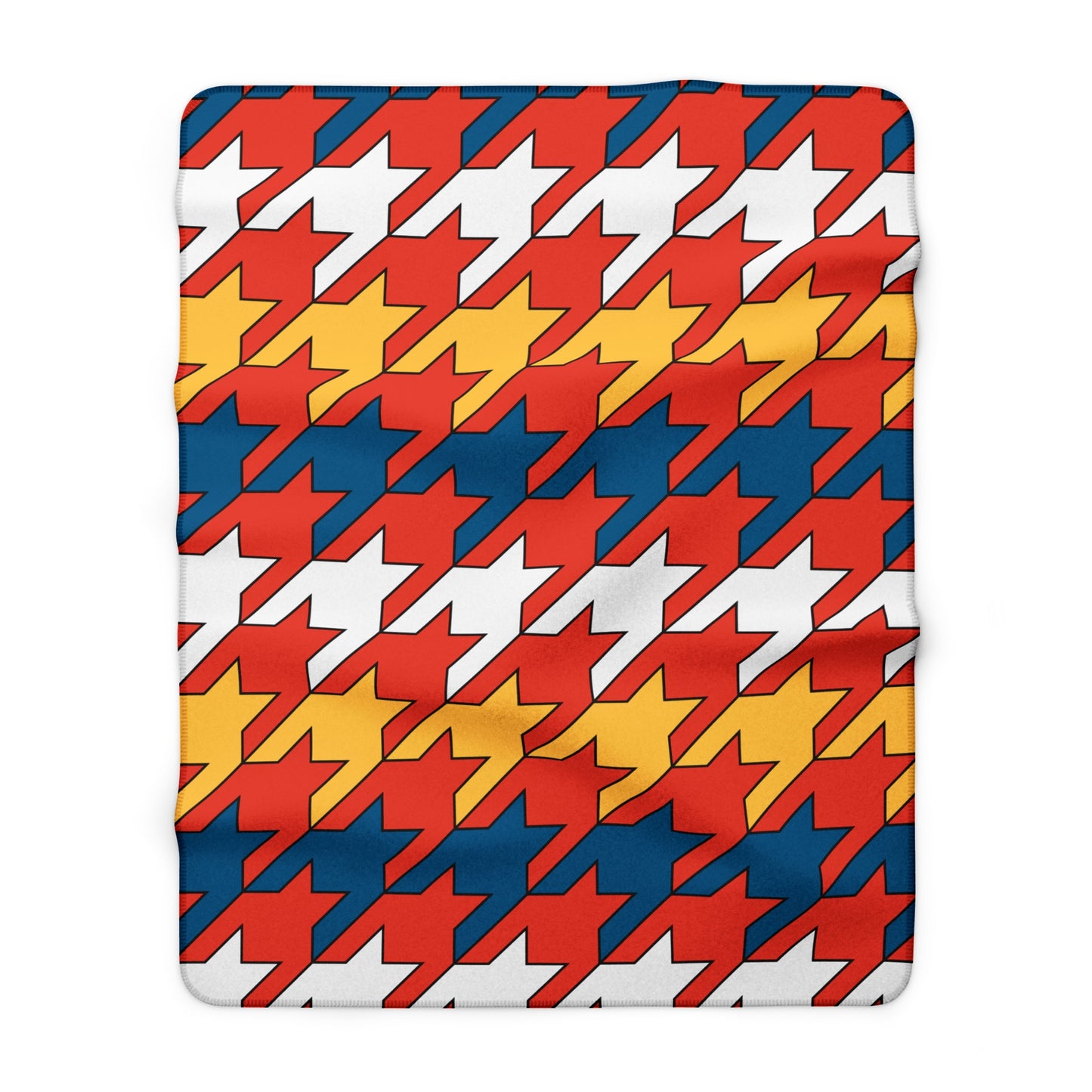 Kiribati Retro Houndstooth Blanket Throw