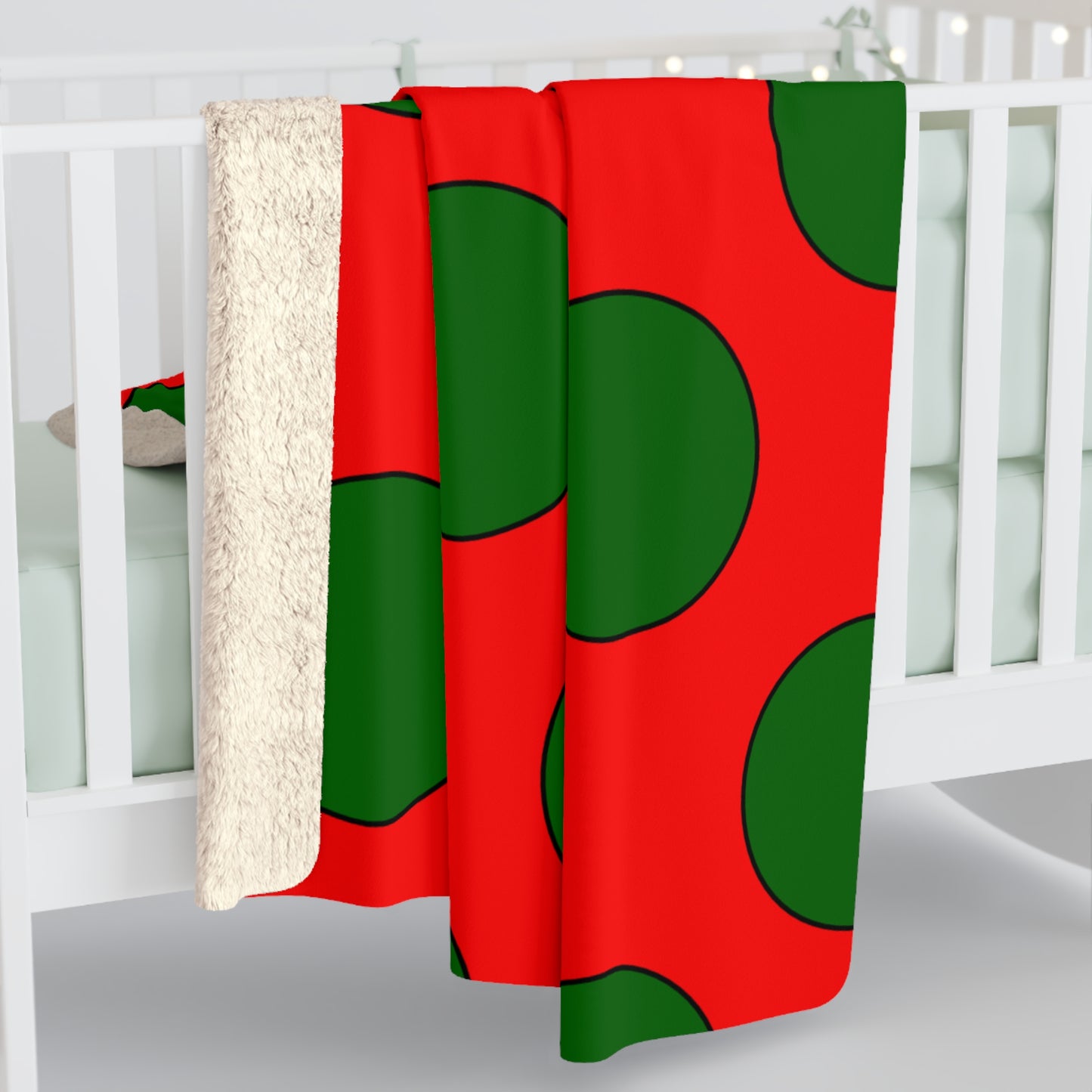 Portugal Retro Polka Dots Blanket Throw