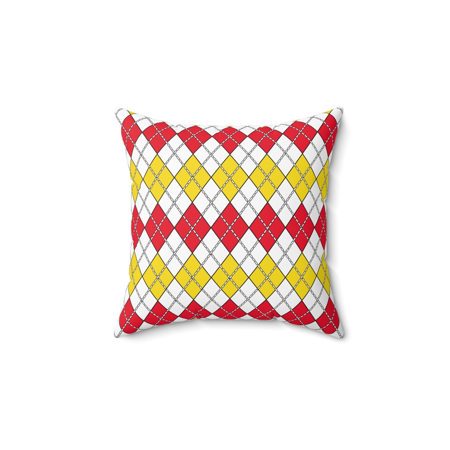 Guernsey Retro Argyle Cushion Pillow