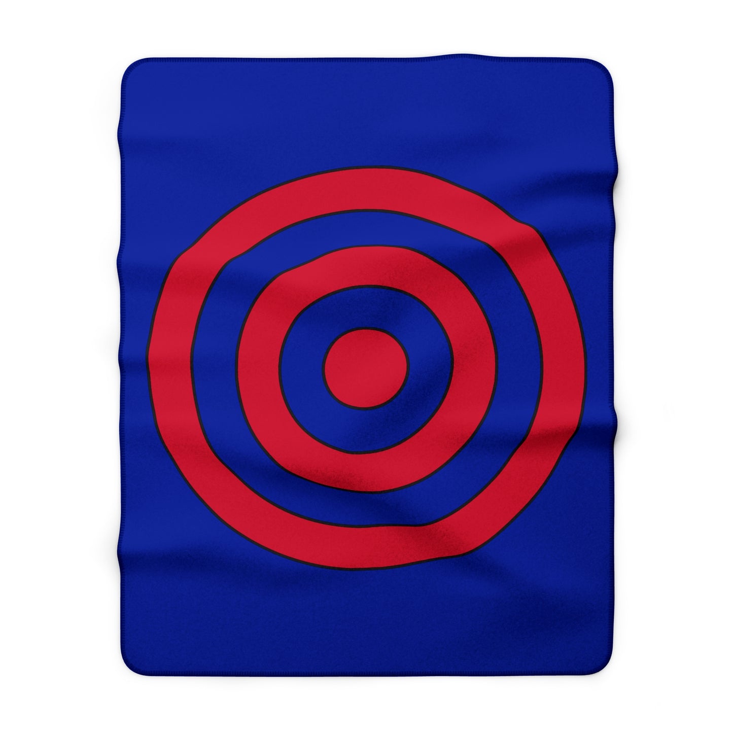 Haiti Retro Target Blanket Throw