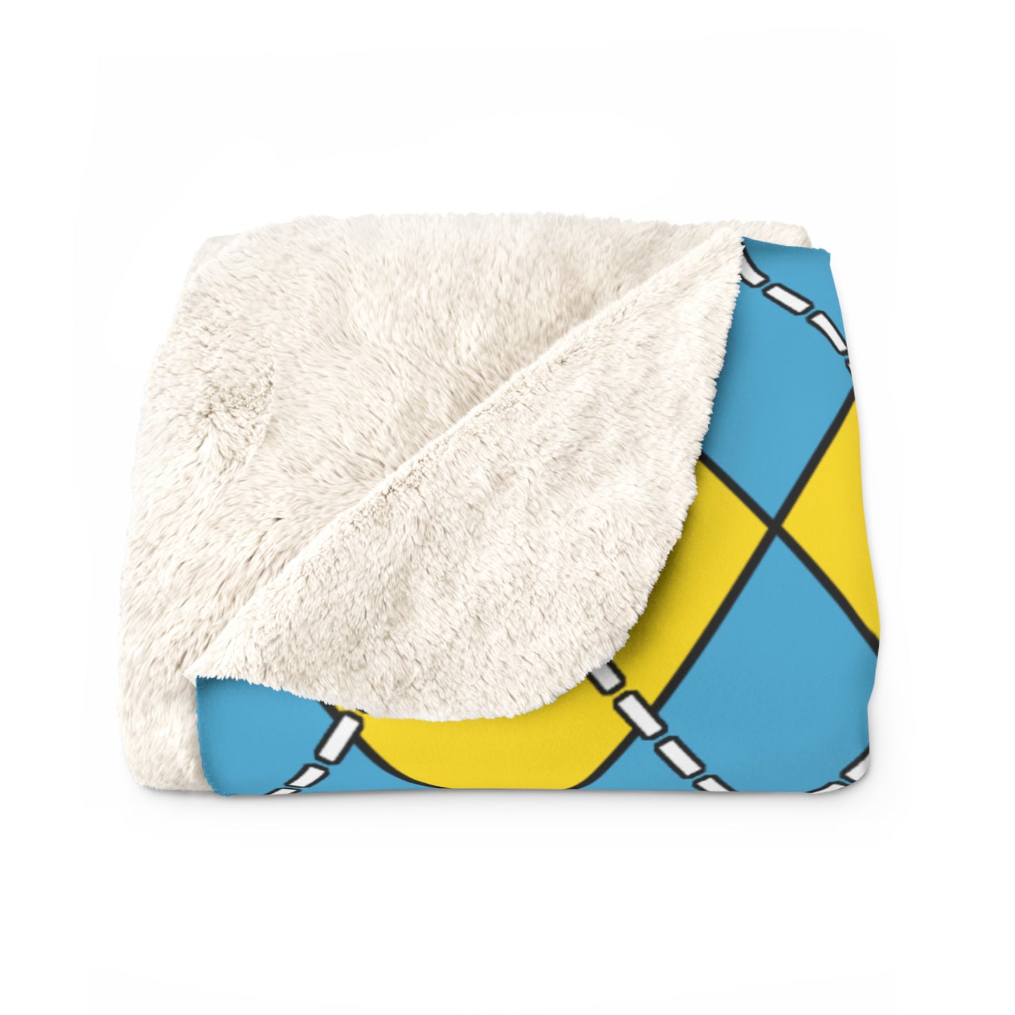 Palau Retro Argyle Blanket Throw
