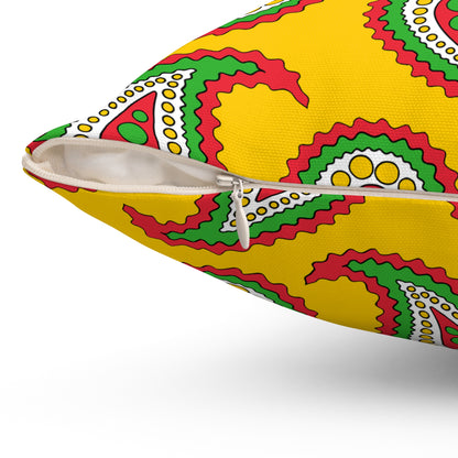 Myanmar Retro Paisley Cushion Pillow