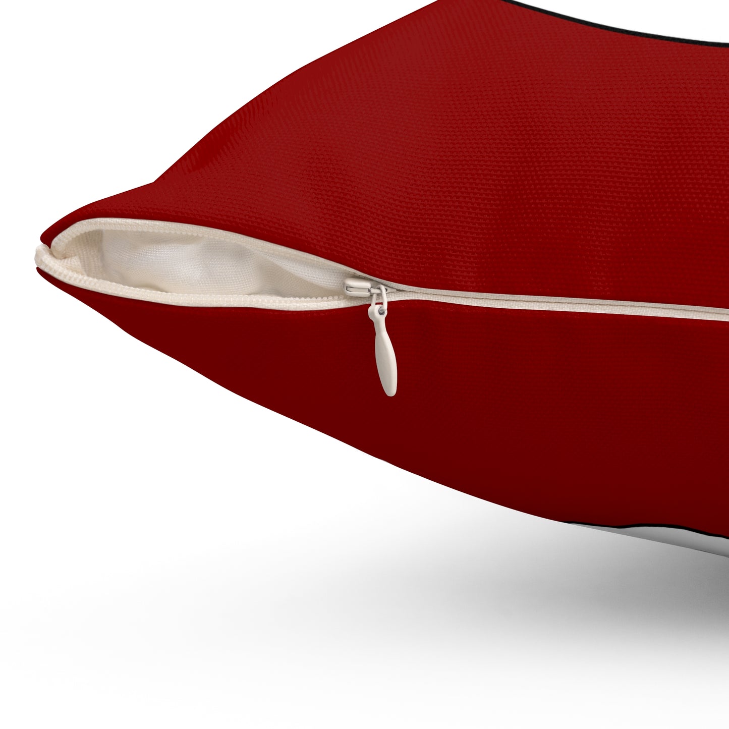 Dark Red, White Retro Target Cushion Pillow