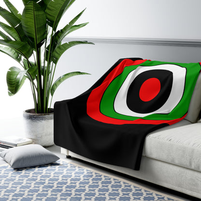 Sudan Retro Target Blanket Throw