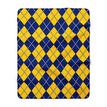 Tokelau Retro Argyle Blanket Throw